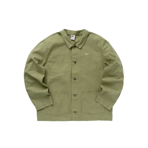 Life Unlined Chore Coat - Oil Green/White