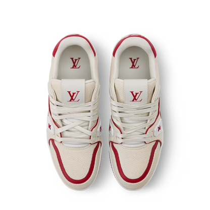 LV Trainer Red Canvas