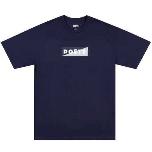 Poets Cinzano Tee Navy Gray