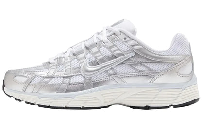 P 6000 White Blue Tint Sail Metallic Silver (Women's)