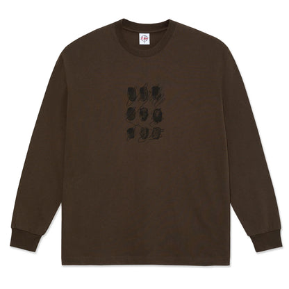 Polar Sequence Long Sleeve Tee Brown
