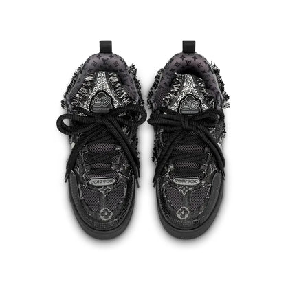 LV Skate Sneaker Black Swarovski Crystals