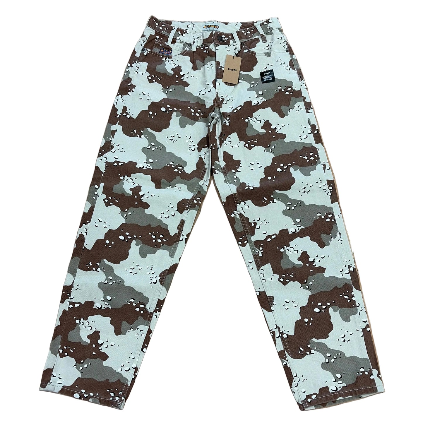 HUF Cromer Camo Pant Brown