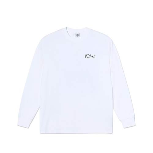 Polar Skate Co Dunes Long Sleeve White