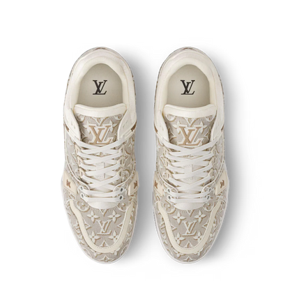 LV Trainer Sneaker Beige
