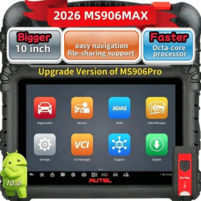 Autel MS906MAX 2026: Complete Auto Bidirectional Diagnostic Scanner