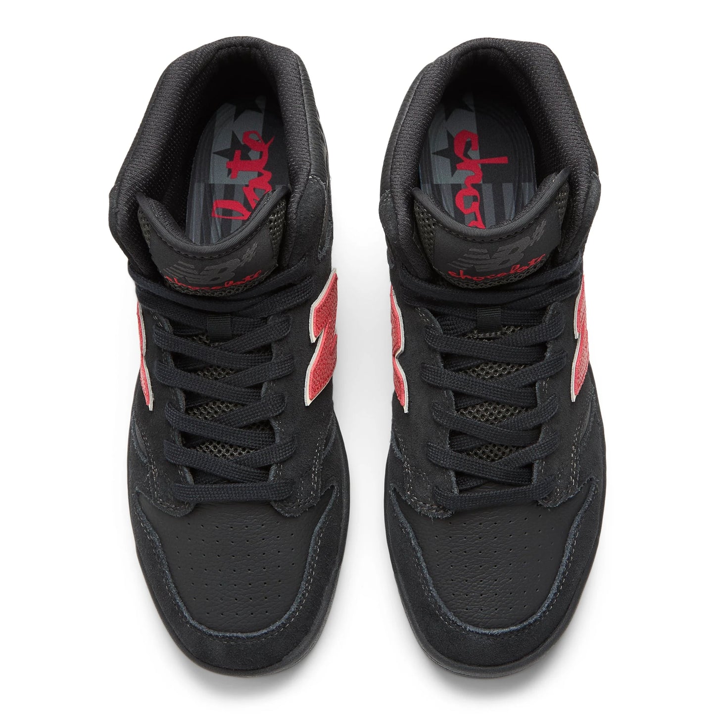 New Balance Numeric X Chocolate 480 High Black Red