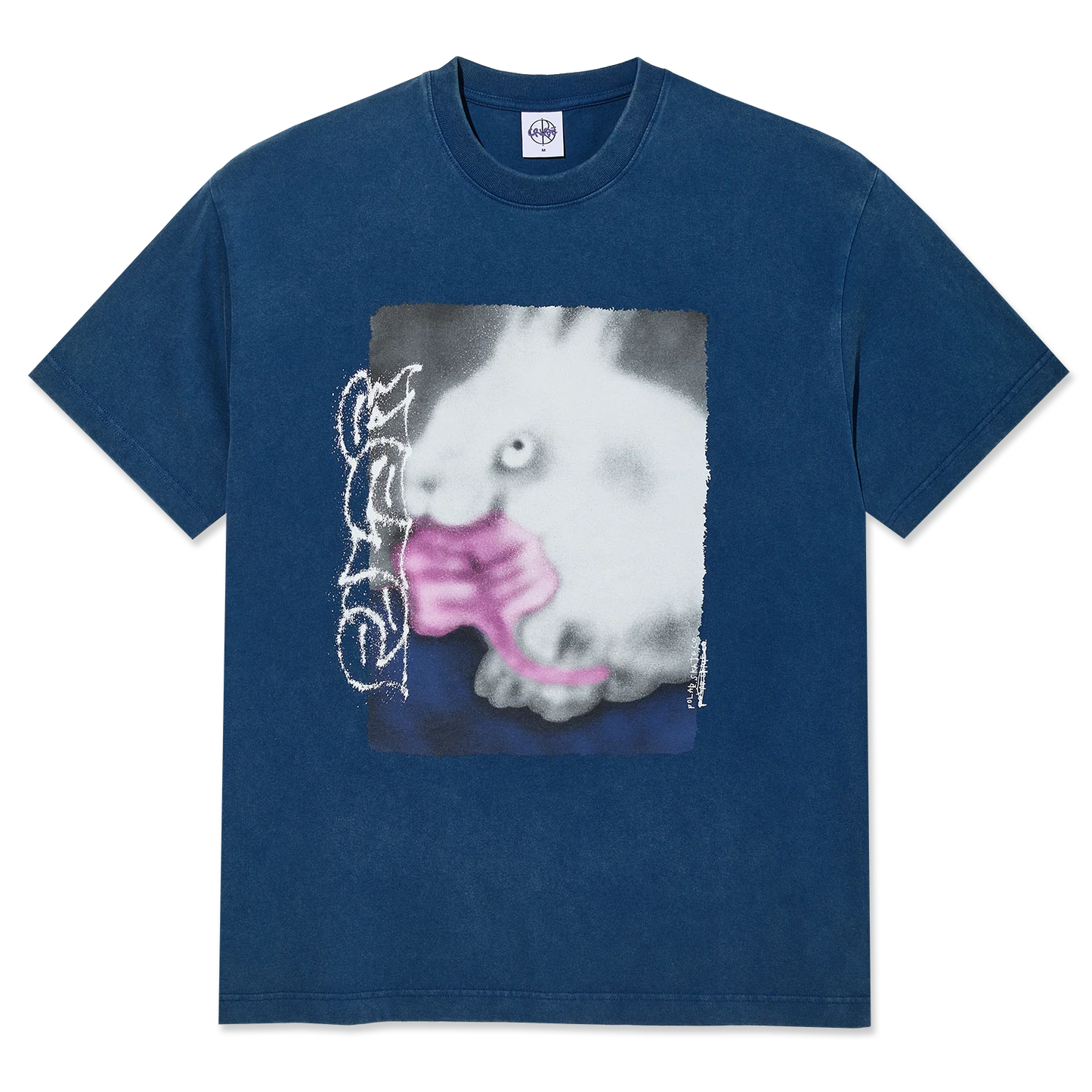 Polar Skate Co Rabbit Tee Washed Blue