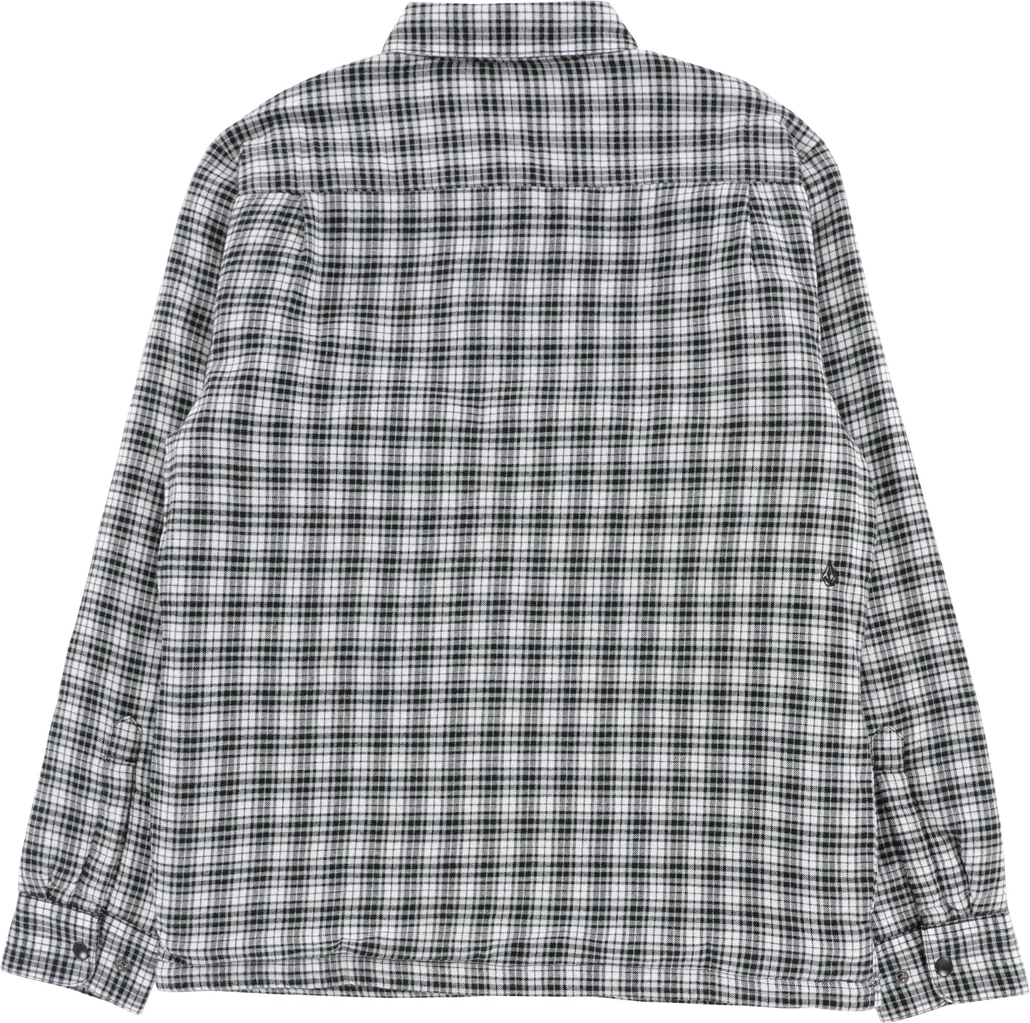 Volcom Wilderstone Flannel Shirt Dirty White