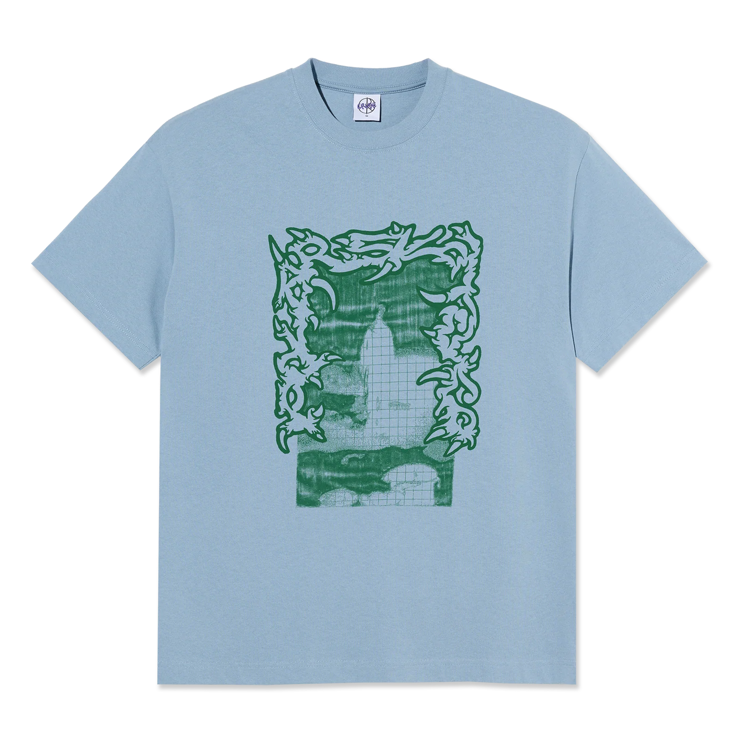 Polar Skate Co Passing Resemblance Tee Dove Blue