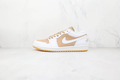 Jordan 1 Low Hemp White