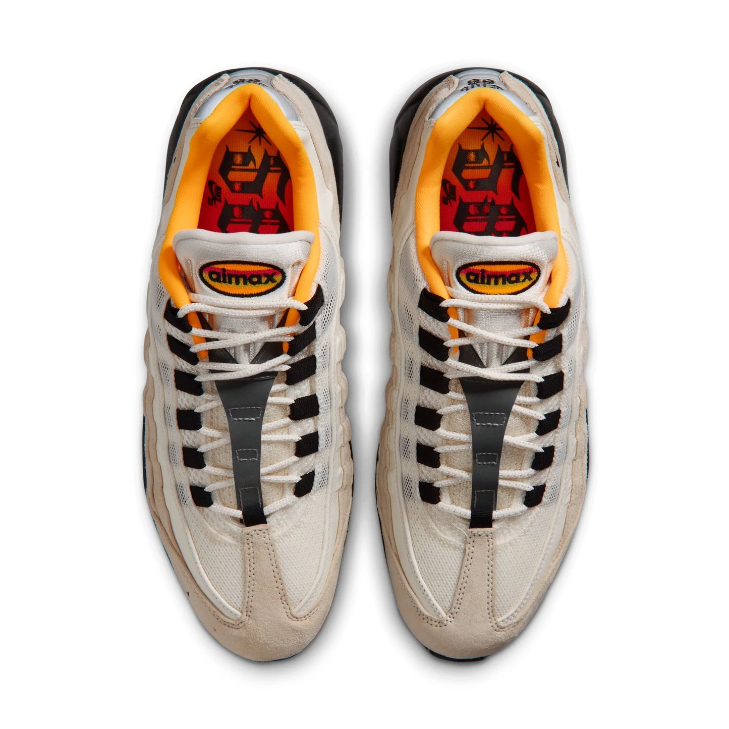 Nike SB Air Max 95 Club 58 SAIL BLACK LASER ORANGE