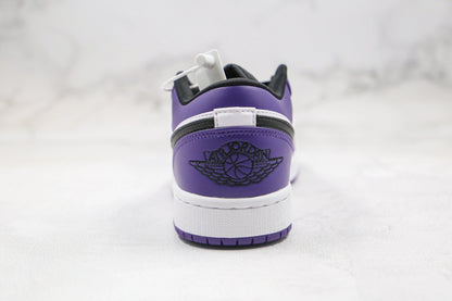 Jordan 1 Low Court Purple White