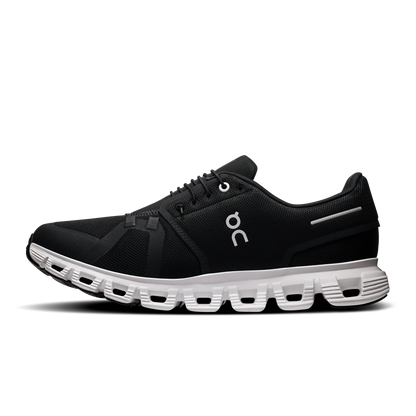 Men's Cloud 6 Wide in Black/White