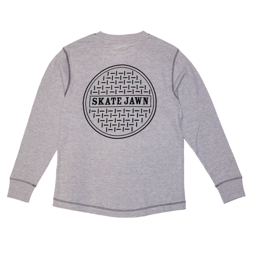 Skate Jawn Sewer Thermal Top Grey