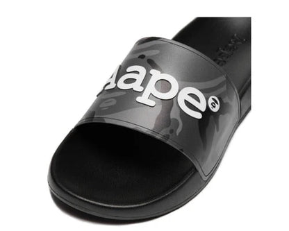 AAPE Black Camo Slides