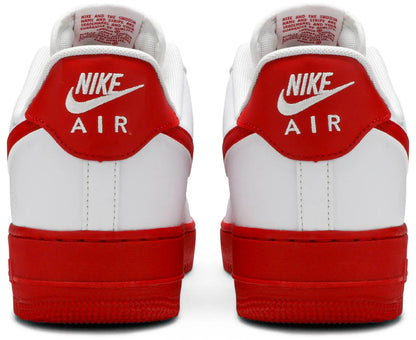 Force 1 Low White Red Midsole