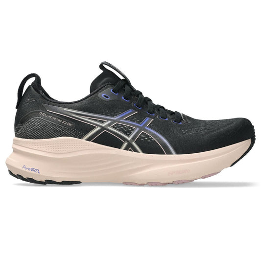 Women's Gel-Kayano 32 Running Shoes in Black/Pearl Pink