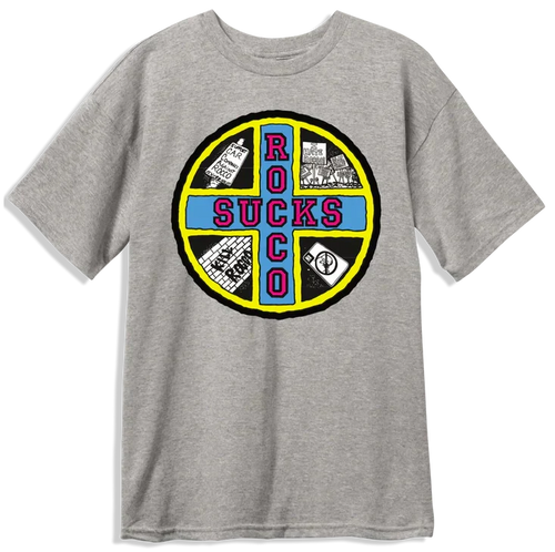 WKND Rocco Sucks Tee Sport Grey
