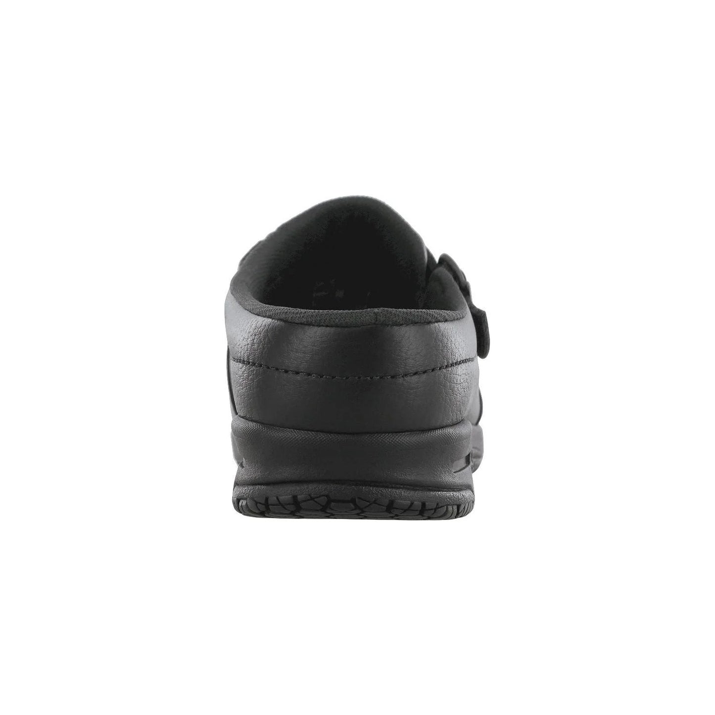 Women's Clog SR Slip Resistant Loafer in Black Wide
