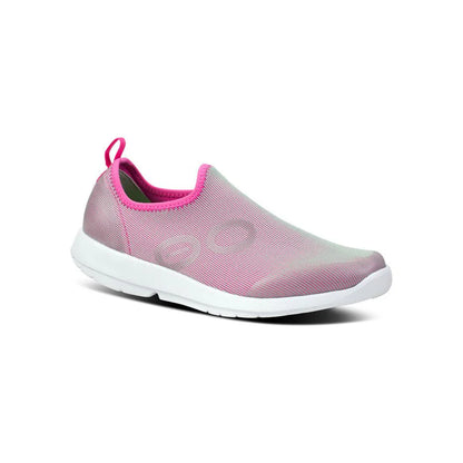 Women's OOmg Sport Low Shoe in White/Fuschia