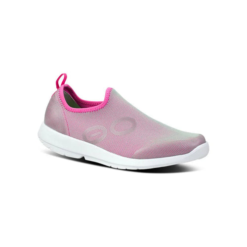 Women's OOmg Sport Low Shoe in White/Fuschia
