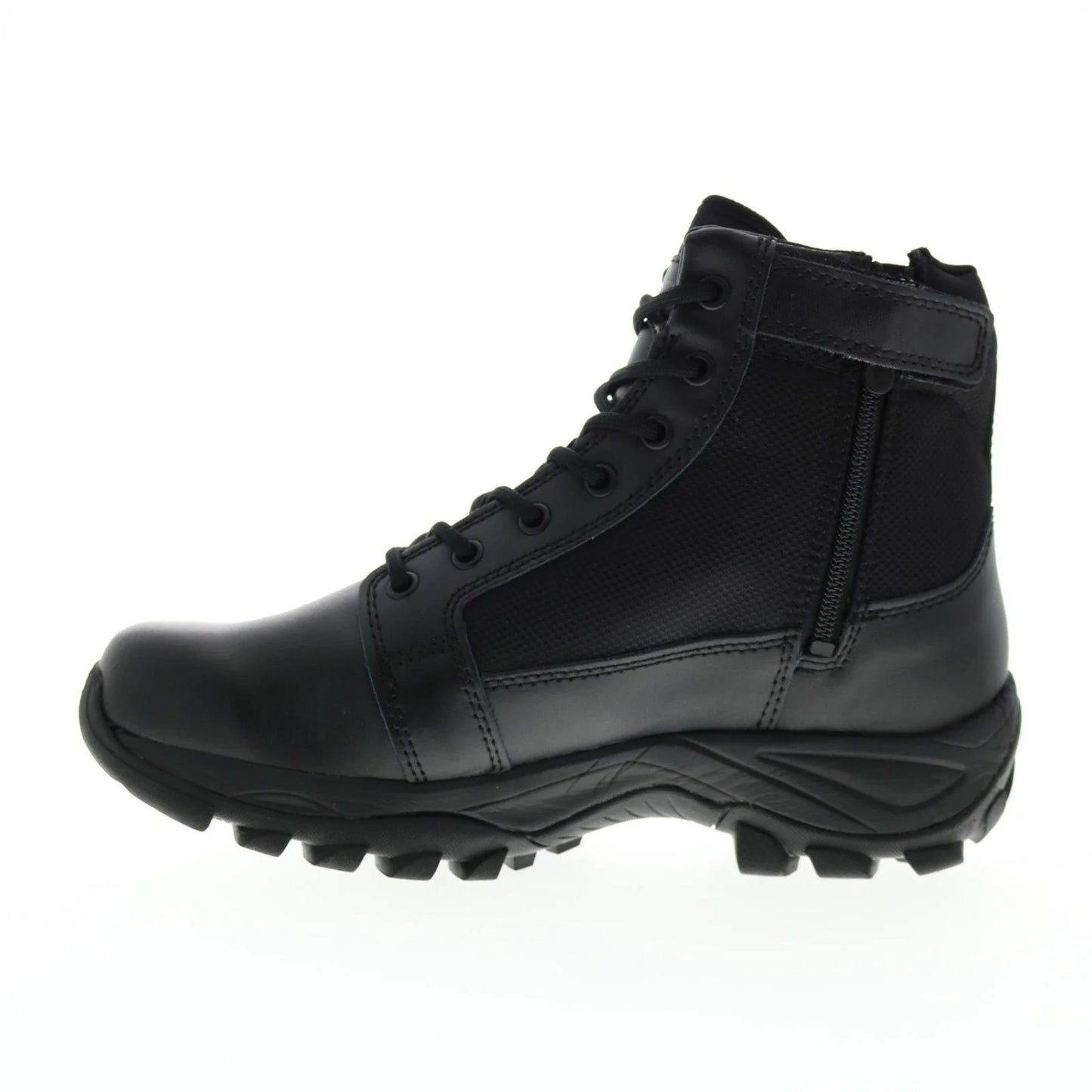 Bates Fuse Tall Size Zip E06510 Mens Black Leather Lace Up Tactical Boots