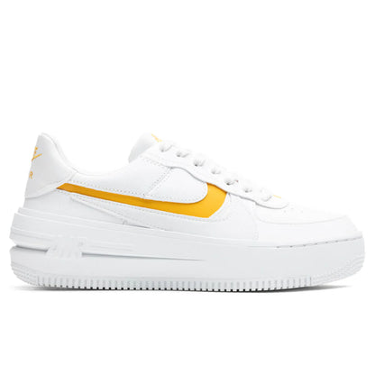 Women's Air Force 1 PLT.AF.ORM - White/Yellow Ochre/Summit White