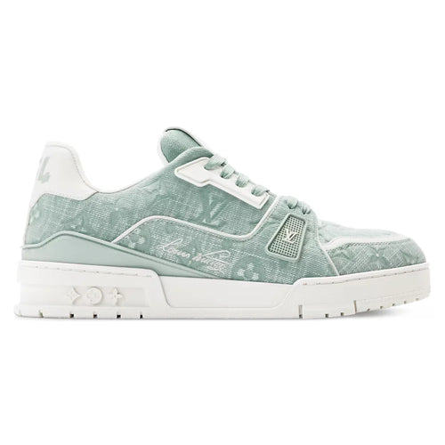 LV Trainer Green Canvas