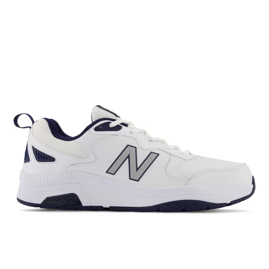 Men's MX857v3 in White with Navy and Rain Cloud