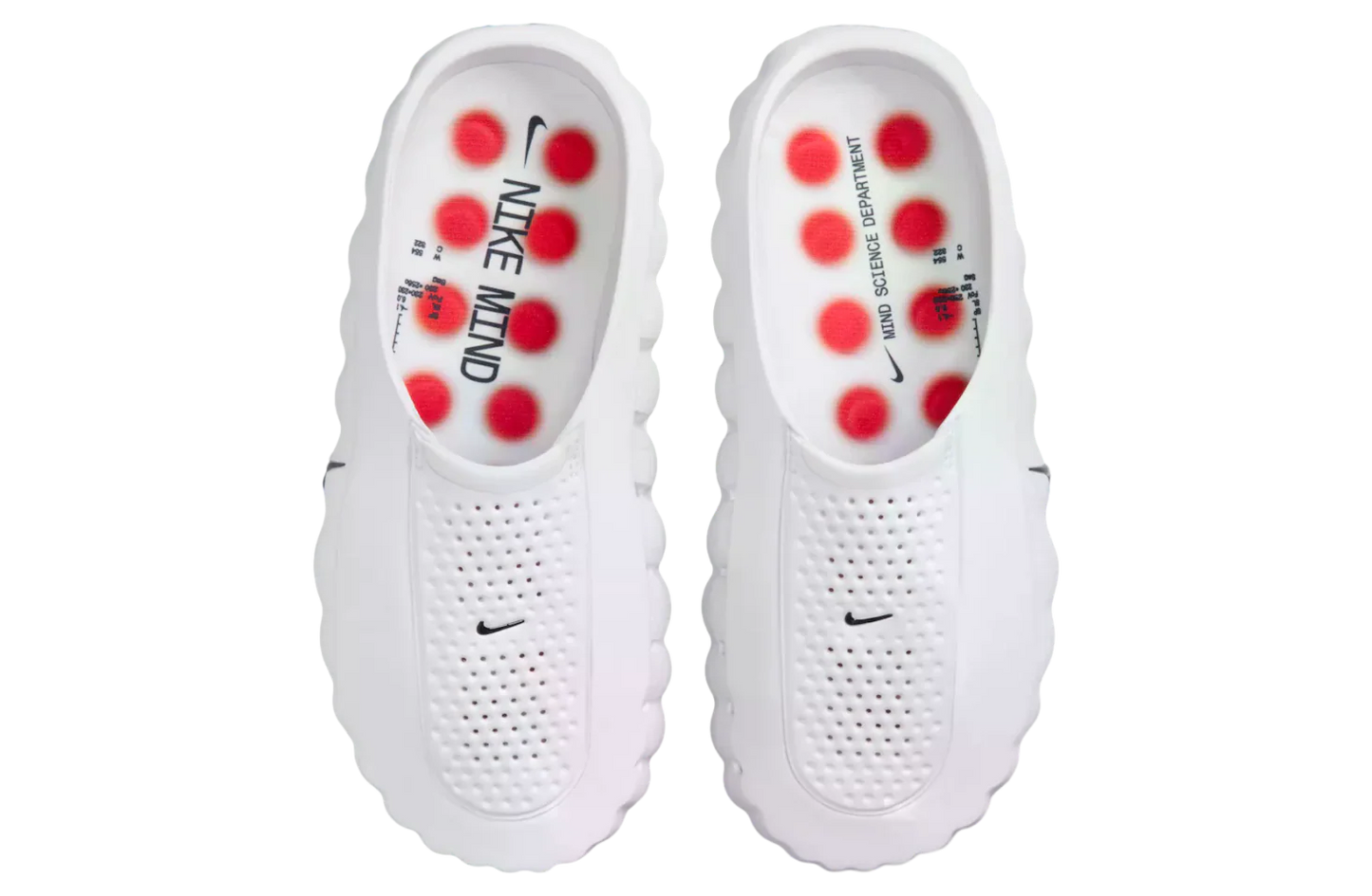 Nike Mind 001 Slide White Speed Red