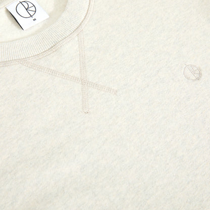 Polar Frankie Crew Neck Ivory Grey Melange