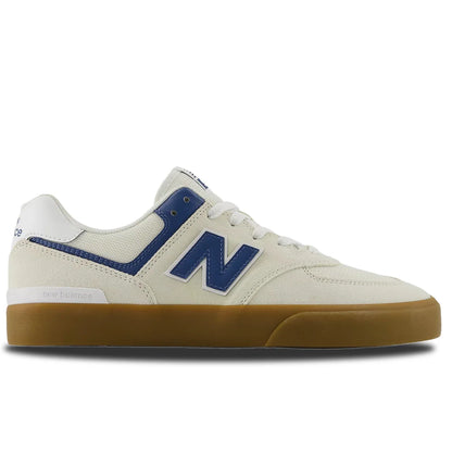 New Balance Numeric 574 Vulc White Biue