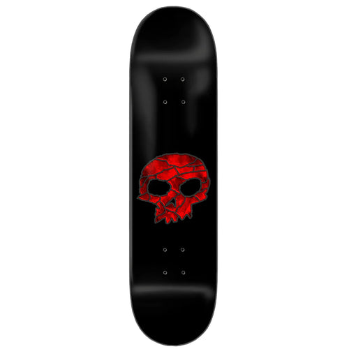 Zero Stained Glass Single Skull Red