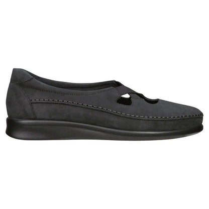 Women's Crissy Slip On Loafer in Nero Wide