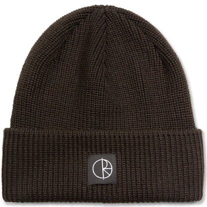 Polar Skate Co Double Fold Merino Beanie Brown
