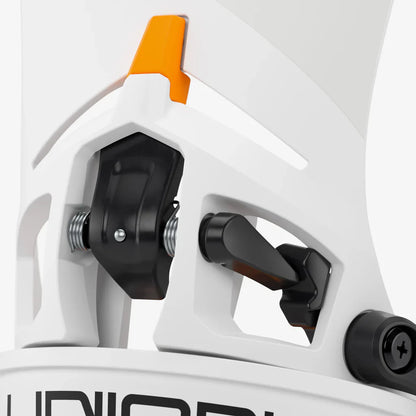 Union Atlas Step On Bindings 2026 White Orange