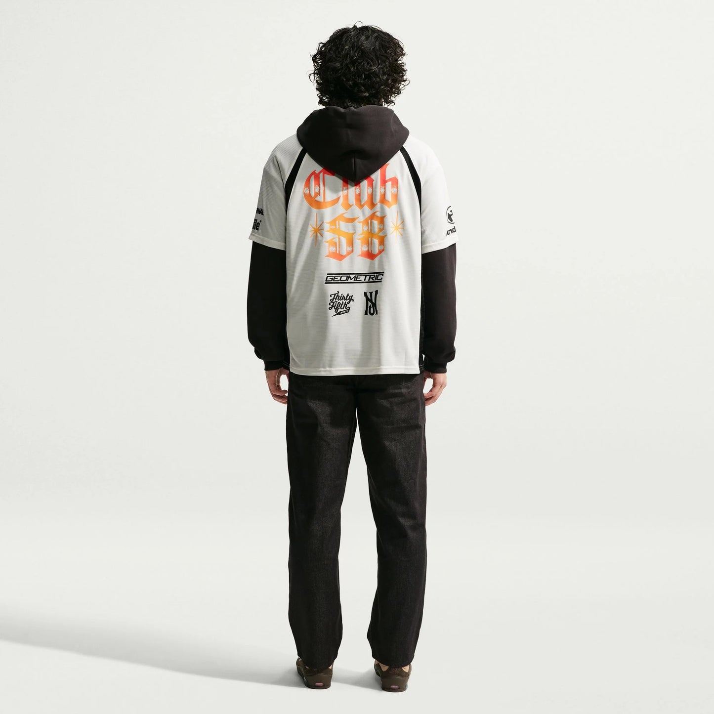 Nike SB Club 58 Skate Jersey Sail Black