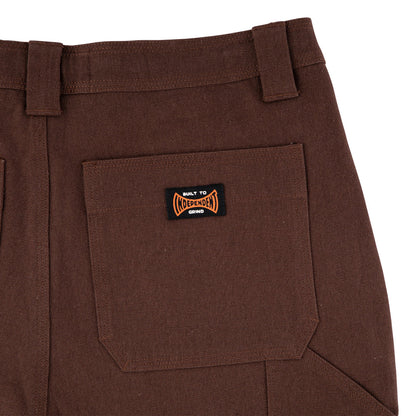Independent Built To Grind Canvas Shorts Chocolate