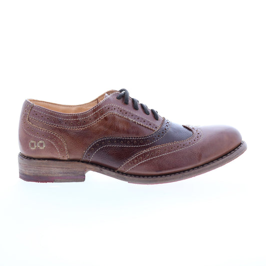 Bed Stu Lita F321102 Womens Brown Leather Oxfords & Lace Ups Casual Shoes