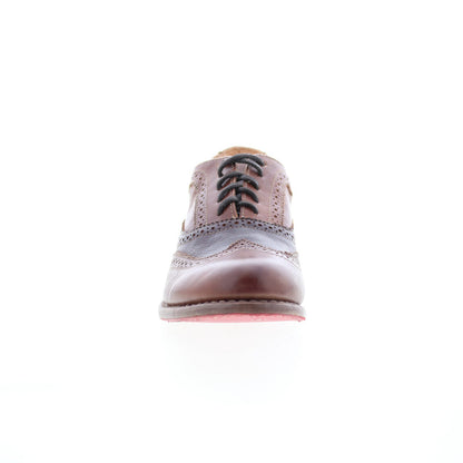 Bed Stu Lita F321102 Womens Brown Leather Oxfords & Lace Ups Casual Shoes