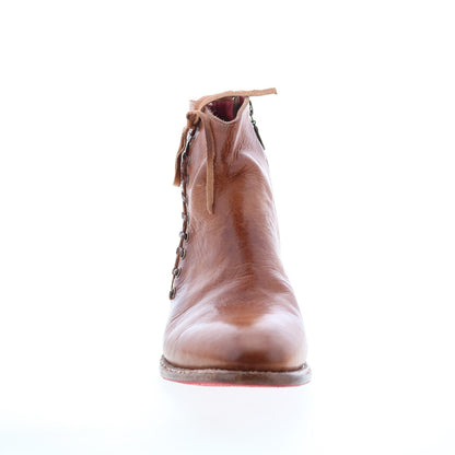 Bed Stu Aldina F328016 Womens Brown Leather Zipper Casual Dress Boots