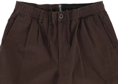Volcom Chillow Pleated EW Pants Cacao