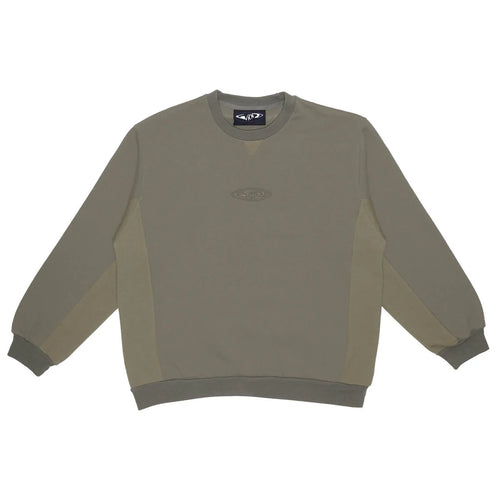 WKND Skateboards Two Tone Crewnecks Khaki