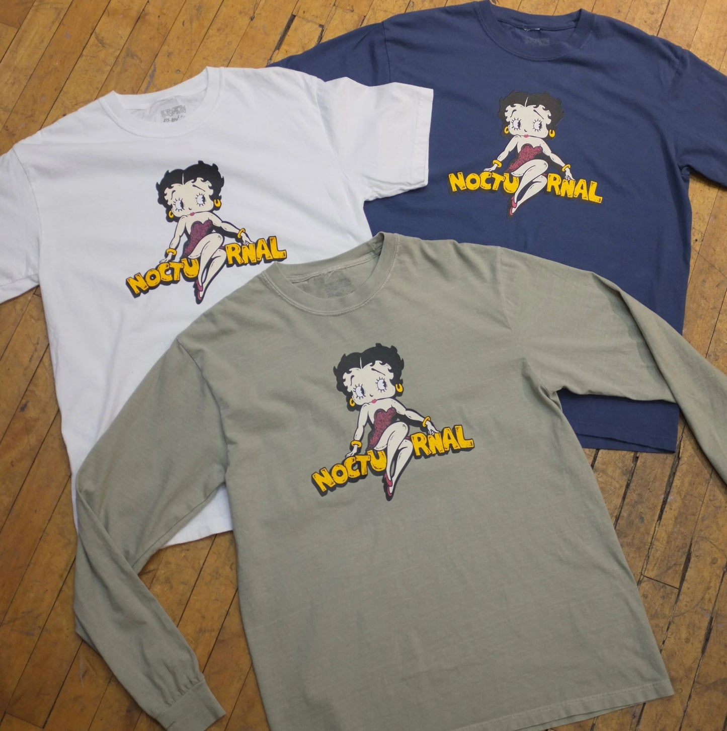 Nocturnal Betty Tee Navy