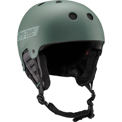 Protec Old School Snow Helmet W MIPS Matte Veridian